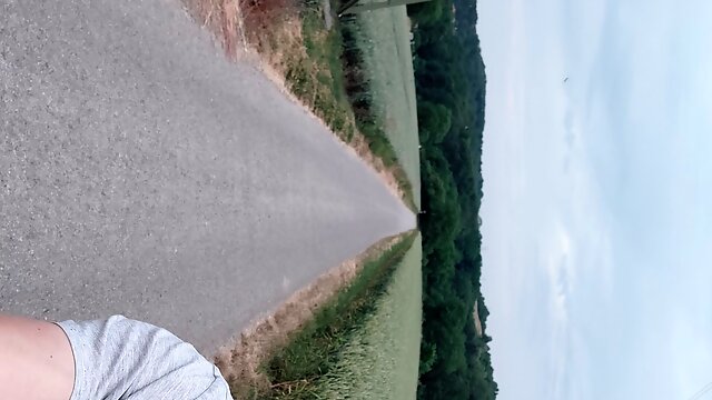 Go outdoors naked