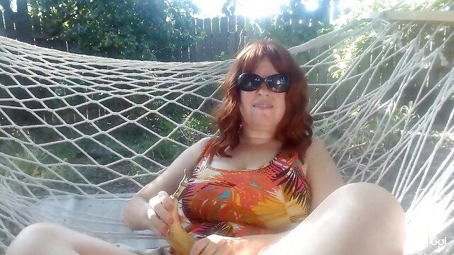 Bbw Outdoor Solo, Homemade Hairy Mature Solo