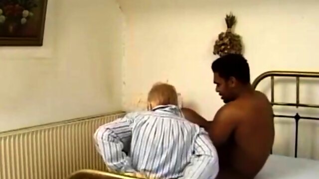 Granny with black cock