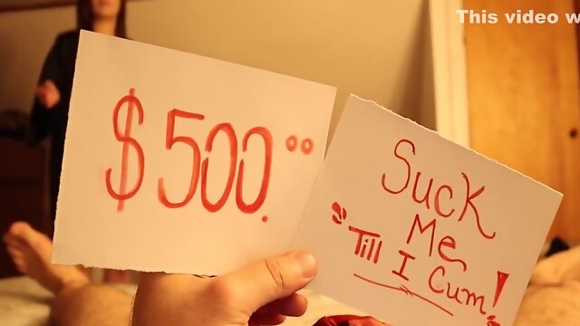 I Play A Game With My Stepmom - Win $500 Or Give Bj