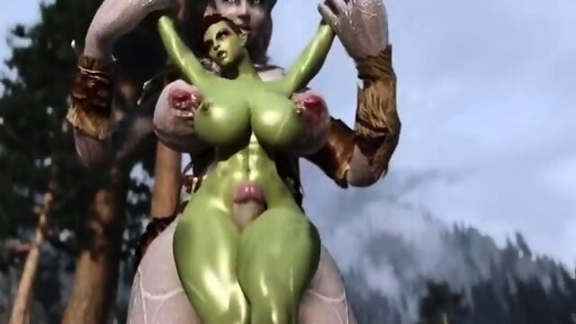 Muscular Curvy Whore Orc And Futanari Giants Huge Cock