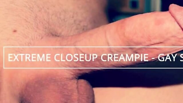 Closeup creampie ECCAG