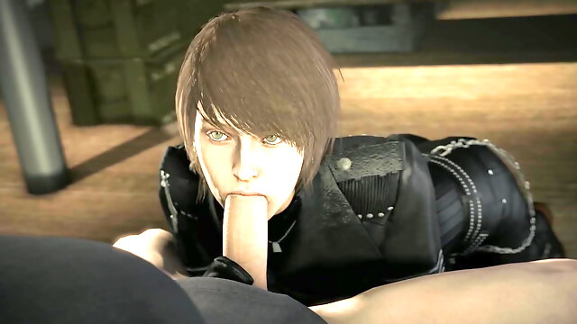 Monica Elshett Sucking Cock