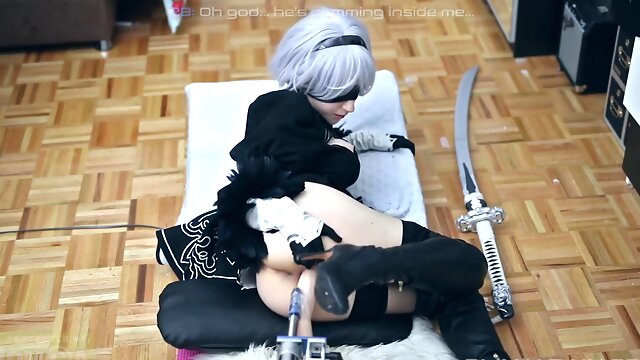 2b Captured By A Sentient Fuck Machine With Lana Rain