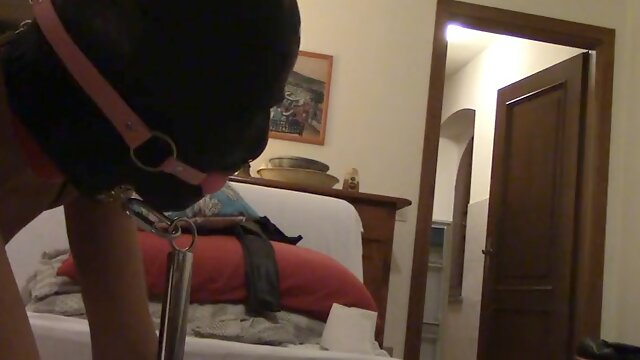 Laura bound and gagged, then mouth fucked and pussy fucked