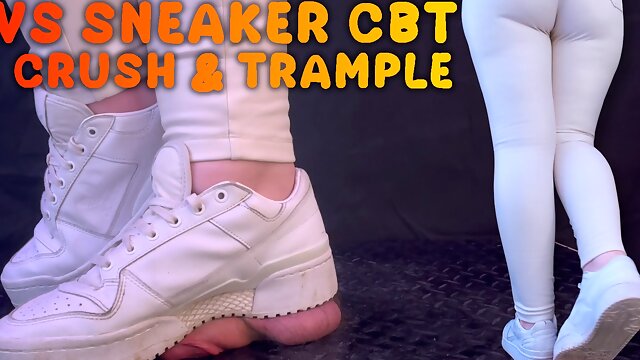 3 POVs Sneakers CBT Cock Crush and Trample