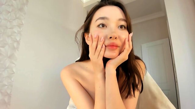 Korean Webcam, Asian Helps Masturbate