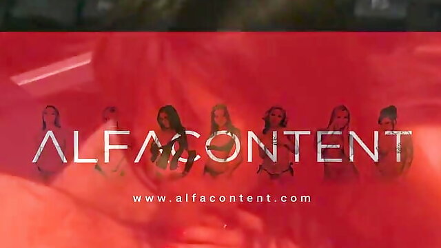 Three stunning looking chicks getting pleased by three wild hot fuckers