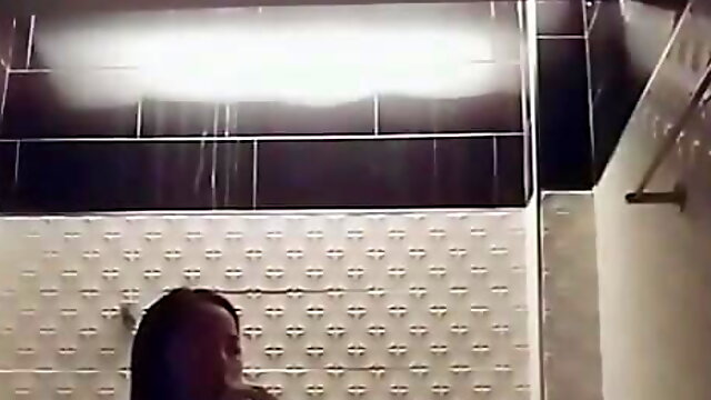 Hot shower girl show body and pussy