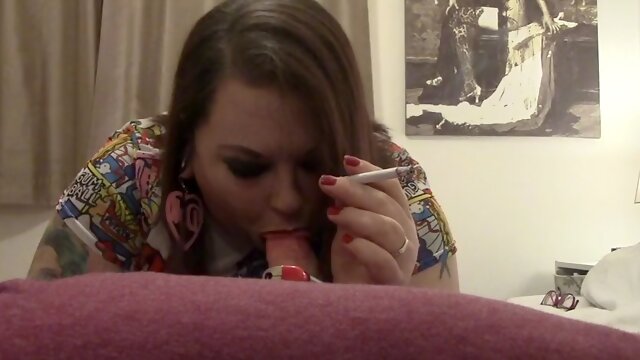 BBW Practices Her Blowjobs For Her Daddy - Lipstick