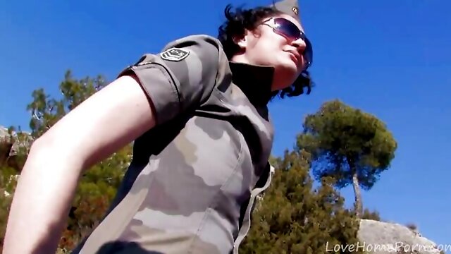 Cutesy bunnys outdoors sex