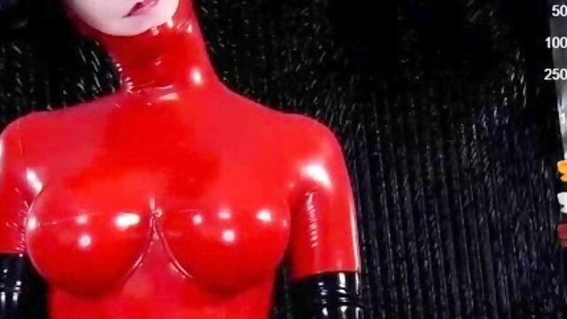 Exclusive Crossdresser in Latex Lingerie Part 6