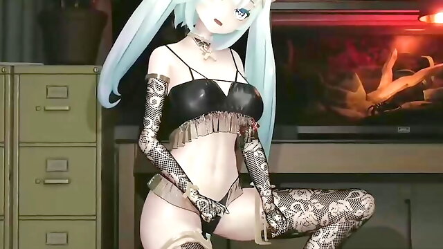 Very Hot Teen In Sexy Lingerie Dancing (3D HENTAI)