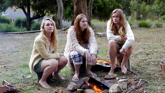Go behind the scenes of a hippie lesbian sex retreat - BANG!