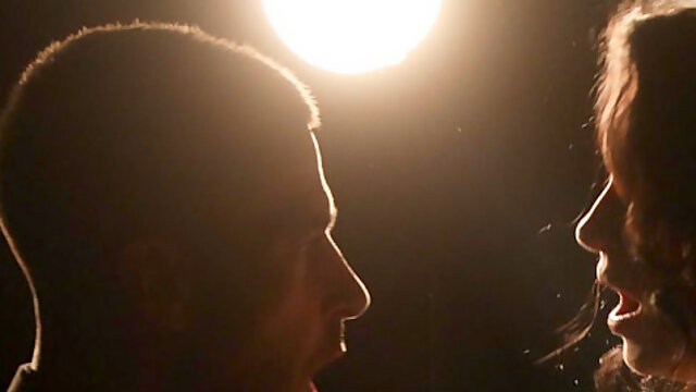 Submissive brunette in stockings takes Johns cock deep in her tight snatch