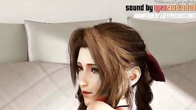 Aerith Gainsborough Getting Her Pussy Stuffed Sound Version 2