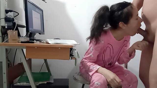 Home, After Work, Cousin, Natural, Small Tits, JOI, POV, Deepthroat, Pantyhose