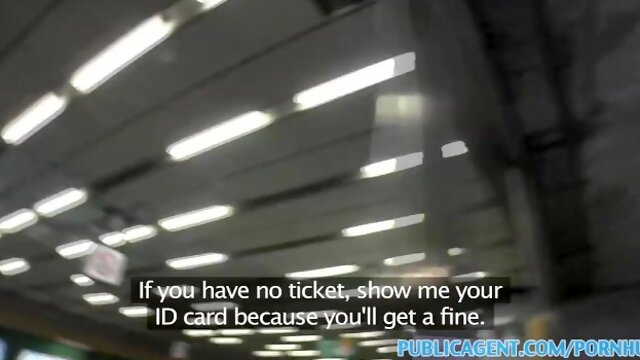 PublicAgent Ticket inspector fucks a passager with no ticket