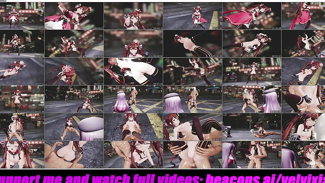 Sexy Queen Teen Dancing + Gradual Undressing + NTR Sex (3D HENTAI)