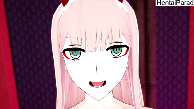 Hentai Zero Two Fucked Darling in the Franxx Uncensored