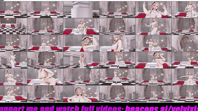 Sexy Nun Girl - You Can Cum Dance (3D HENTAI)