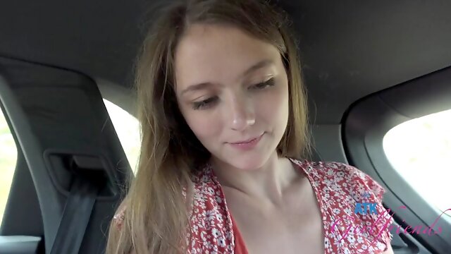 Car sex and naughty ride with mira monroe back seat amateur blowjob filmed pov