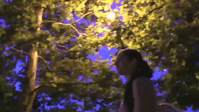 Mira Sunset gets down and dirty in public for cash - POV reality porn