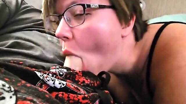 Blowjob On Couch