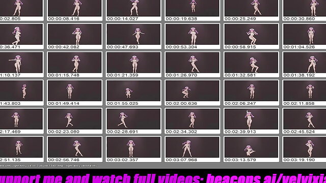 Aqua - Sexy Dance Full Nude (3D HENTAI)