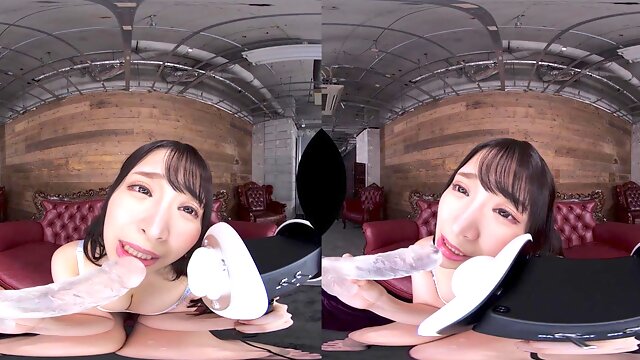 Perverted asian MILF crazy VR movie