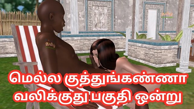An animated cartoon porn video of a beautiful hentai girl having fun with black and white man in two scenes Tamil kama kathai