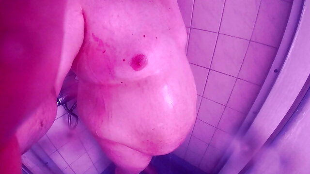 Gay Uncut Shower