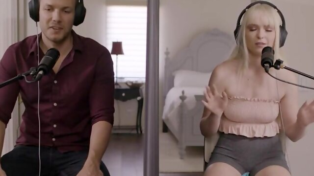 BLONDE BEAUTY Lilly Bell DRAINS Her Blind Dates Cock