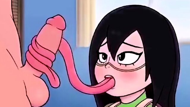 Tsuyu asui getting fucked by old man