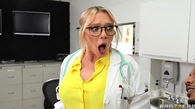 Hot Doctor Tiffany Watson Gets Double Dominated