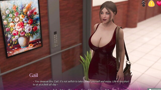 The Office (update Ep3) #18 - Gail Preparing Sexy Dress for Evening Hot Date 