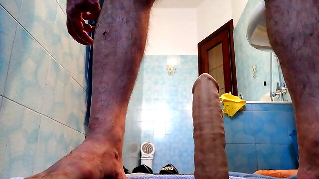 Gay Hairy Anal Dildo