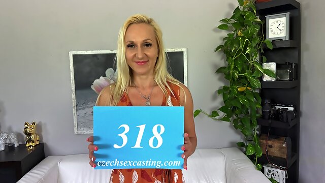 Czech blonde milf will do anything to skip the waiting list