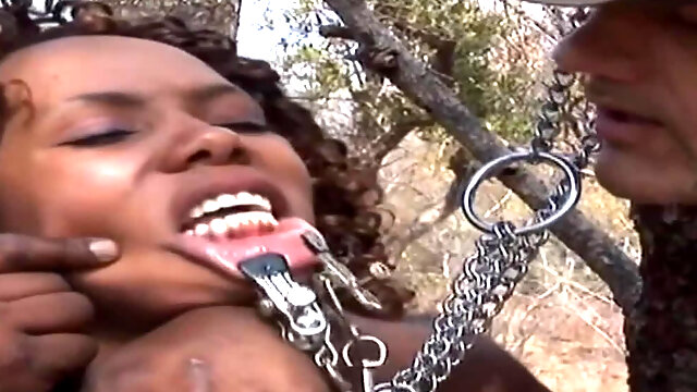 Ebony Tied Up