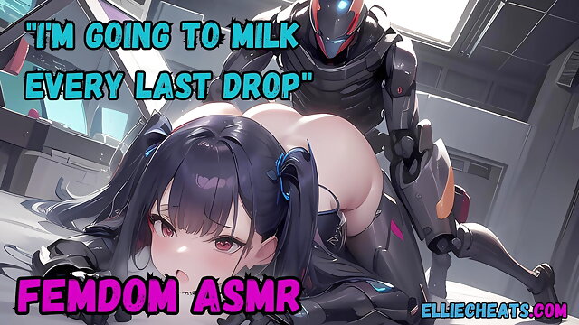 Your AI Girlfriend malfunctions and straps you to her milking chair - FEMDOM SCI-FI FANTASY ASMR