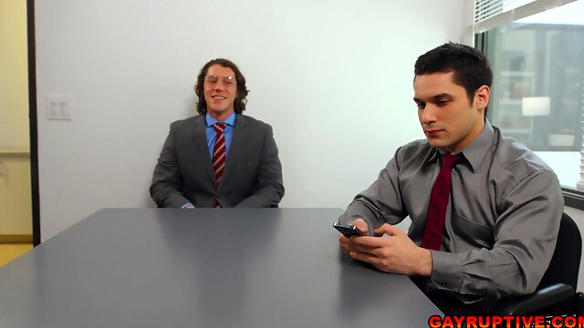 Intense office fuck sesh with horny workmates