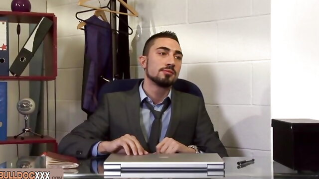 Gay Office Blowjob