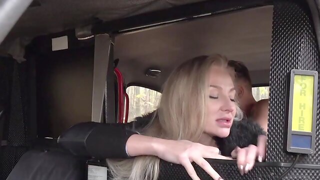 Female Fake Taxi Married Man Cannot Resist Kayla Greens Huge Boobs