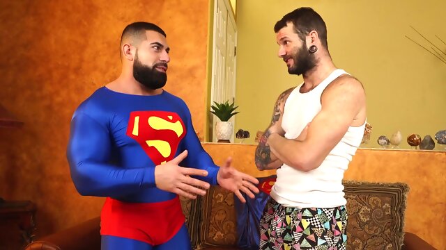 Gay dudes enjoy while blowing each other and having passionate sex