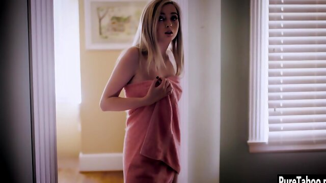 Blonde Babe Used A Guy From The Loft To Seduced Her