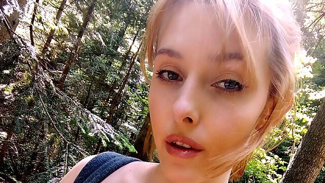 A trip to the forest, completely naked!