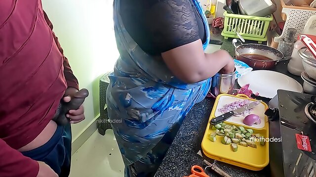 Indian Jerking, Indian Kitchen, Ass, Fetish, Webcam