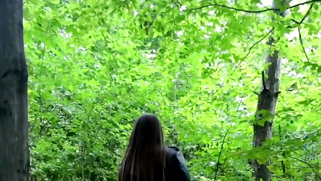 Brunette Fucked In Forest, Sex Forest, German