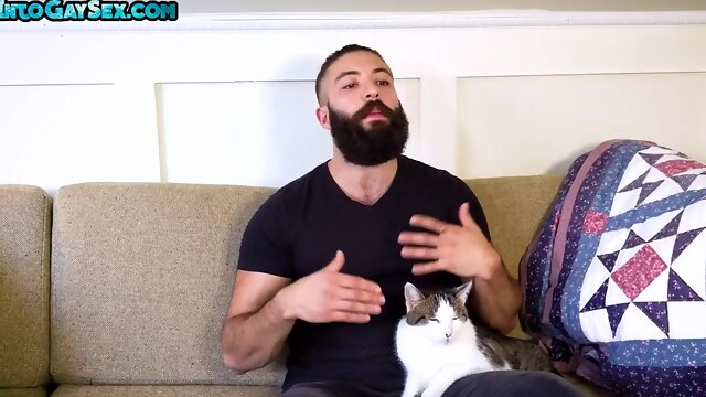 Hairy MTF pussyboy gets banged in pussy by massive bear