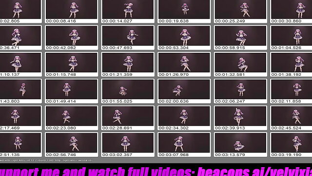 Aqua - Sexy Dance Flashing Tits (3D HENTAI)